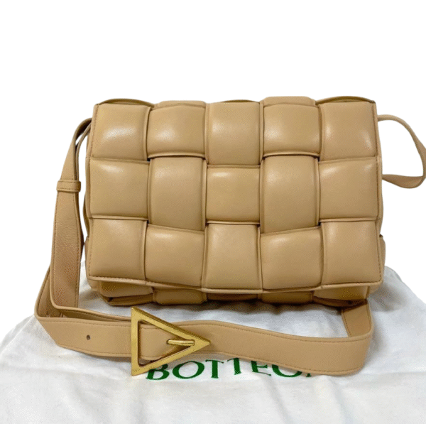 BOTTEGA VENETA PADDED CASETTE BEIGE