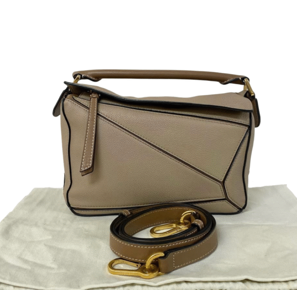 LOEWE SMALL PUZZLE SAND BEIGE