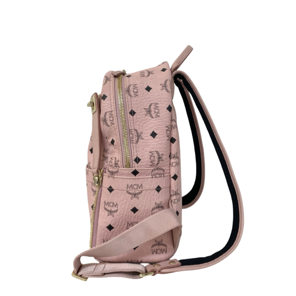 MCM STARK SIDE STUDS BACKPACK VISETOS PINK - Image 5