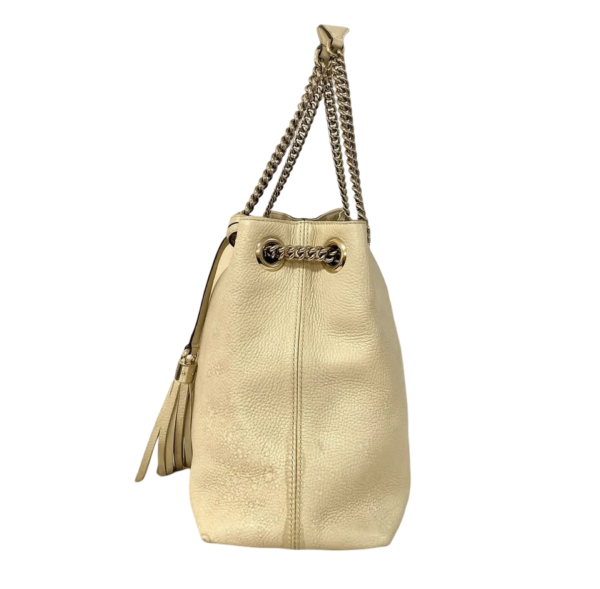 GUCCI MEDIUM SOHO TOTE BAG LIGHT YELLOW - Image 3
