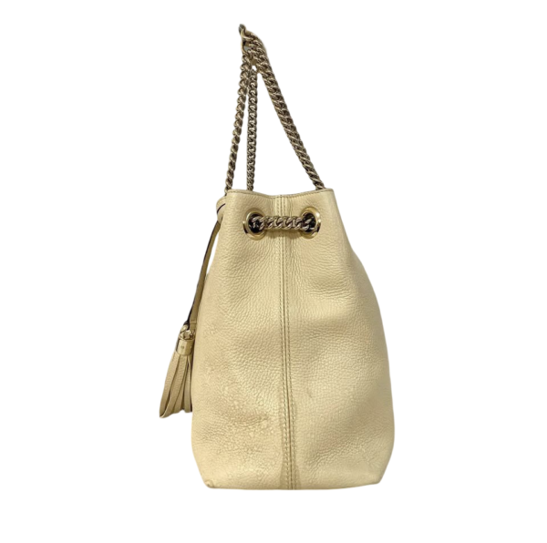 GUCCI MEDIUM SOHO TOTE BAG LIGHT YELLOW - Image 5