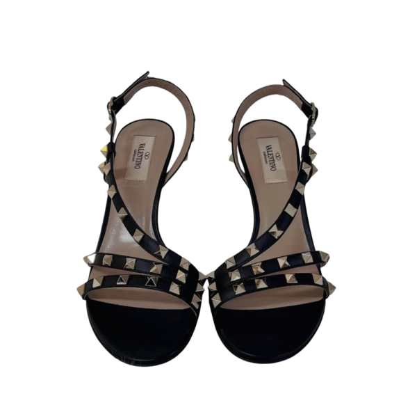 VALENTINO ROCKSTUDS HEELS BLACK 38 - Image 3