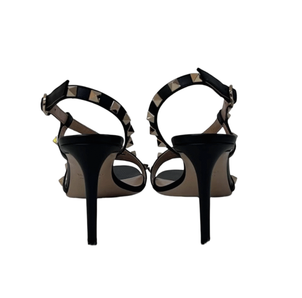 VALENTINO ROCKSTUDS HEELS BLACK 38 - Image 6