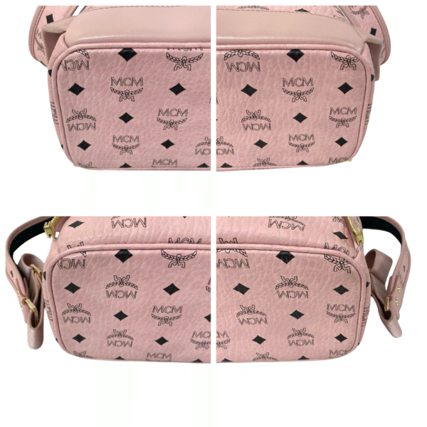 MCM STARK SIDE STUDS BACKPACK VISETOS PINK - Image 8