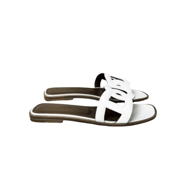 BNEW HERMES ALOHA SANDALS WHITE 36.5 - Image 7