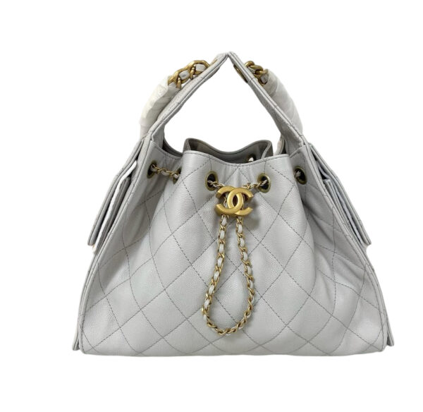 BNEW CHANEL CAVIAR SMALL C25 LIGHT GRAY - Image 2