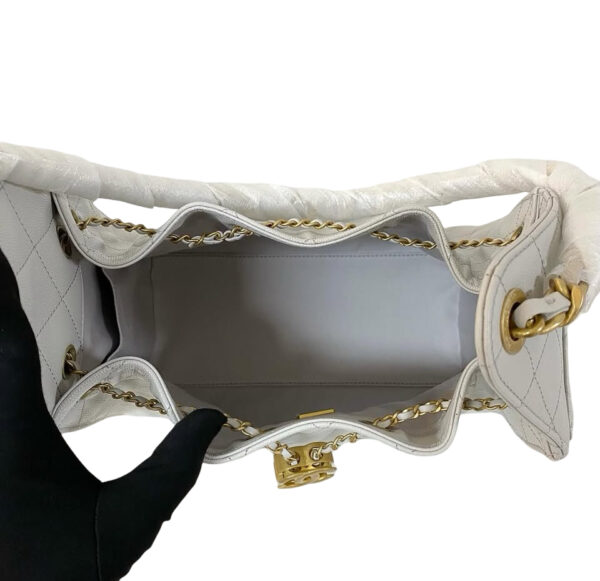 BNEW CHANEL CAVIAR SMALL C25 LIGHT GRAY - Image 9