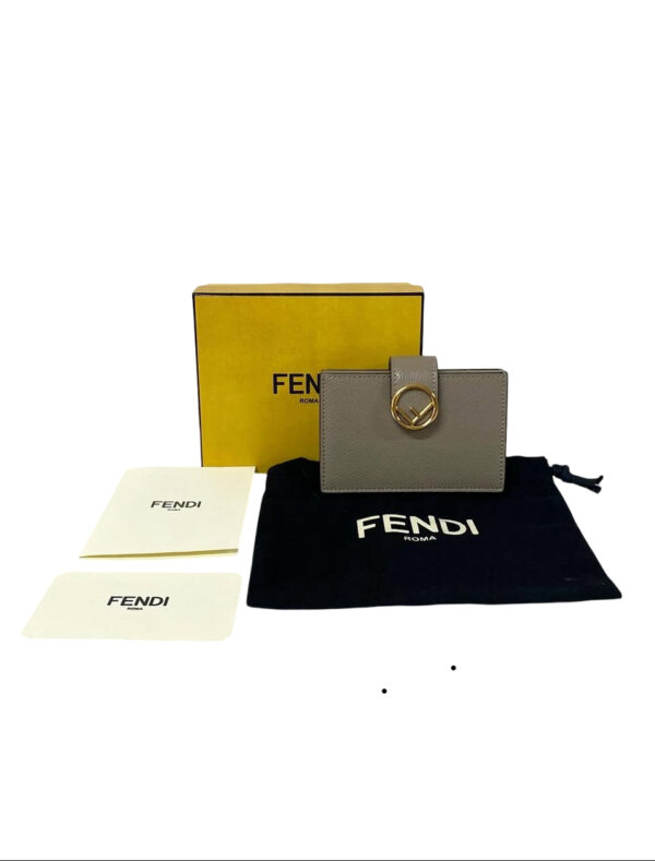 FENDI CARD HOLDER TAUPE