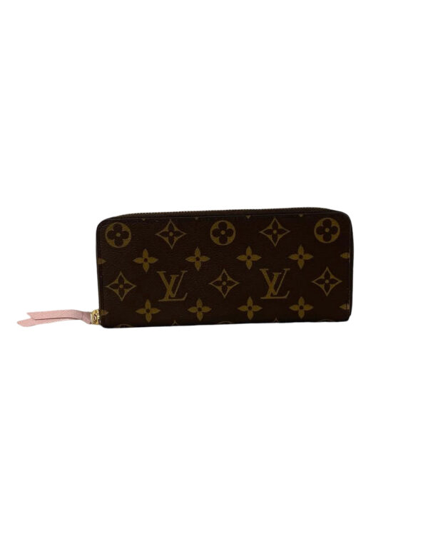 LV MONOGRAM CLEMENCE WALLET ROSE  BALLERINE - Image 4
