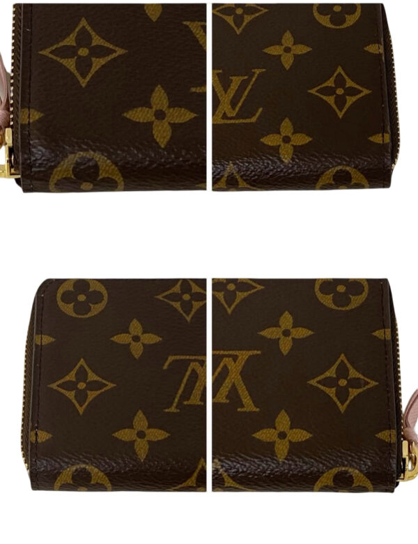 LV MONOGRAM CLEMENCE WALLET ROSE  BALLERINE - Image 8