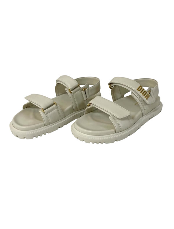 CHRISTIAN DIORACT SANDALS WHITE 39 - Image 2