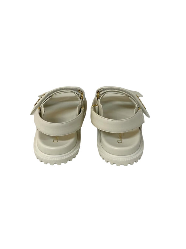 CHRISTIAN DIORACT SANDALS WHITE 39 - Image 6