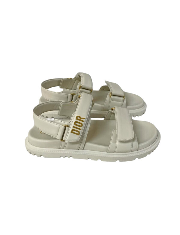 CHRISTIAN DIORACT SANDALS WHITE 39 - Image 4